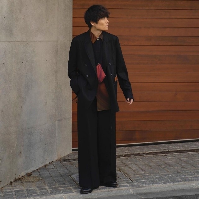 SUNSEA(サンシー)のN.M Thickened Double-Breasted jacket【2】 メンズのジャケット/アウター(テーラードジャケット)の商品写真