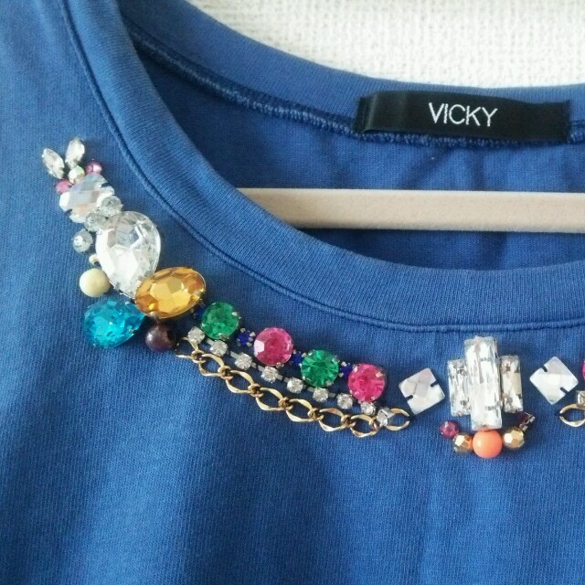 VICKY(ビッキー)のblueワンピース レディースのワンピース(ミニワンピース)の商品写真