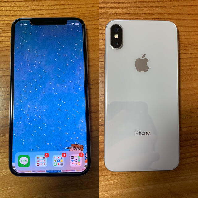 iPhone X 64G シルバー　SIMフリー