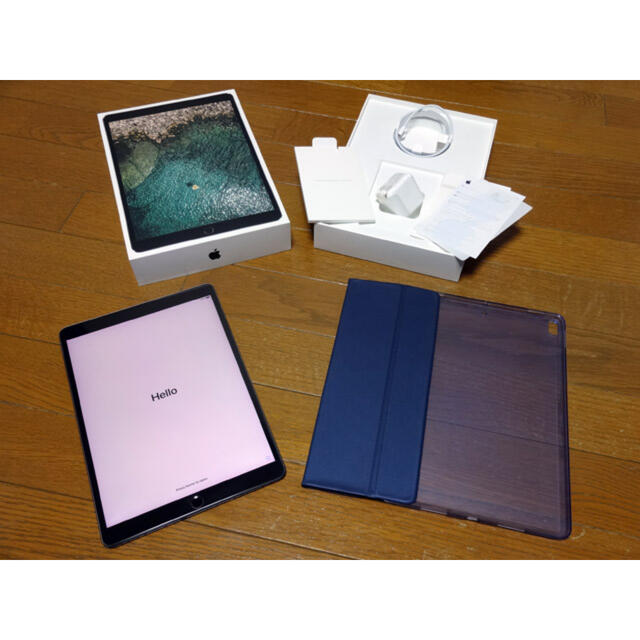 ☆極美品 iPad Pro 10.5 スペースグレー 64GB ケース付☆