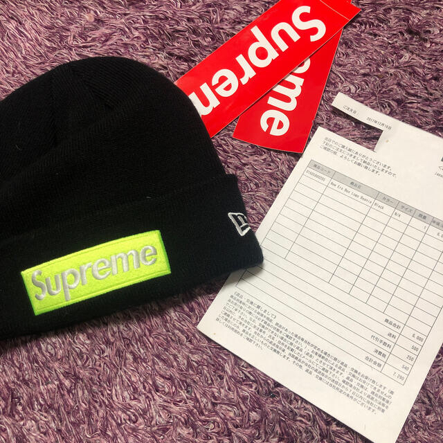 supreme New Era Box Logo Beanie