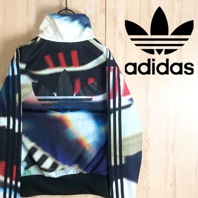 adidas(アディダス)のadidas アディダス ジャージ ジャケット マルチカラー スポーツMIX レディースのジャケット/アウター(ブルゾン)の商品写真