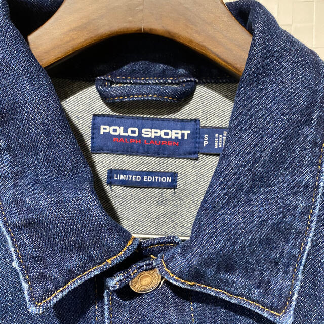 POLO RALPH LAUREN(ポロラルフローレン)のポロスポーツ アメリカ USA 星条旗 デニムジャケット メンズのジャケット/アウター(Gジャン/デニムジャケット)の商品写真