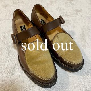 エンダースキーマ(Hender Scheme)の革靴　ヴィンテージ　ハラコ素材　古着　Unborn Calf(スニーカー)