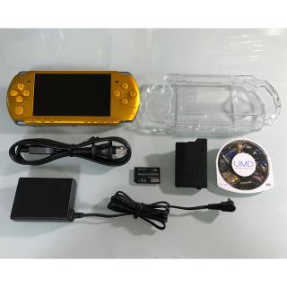 プレイステーションポータブル(PlayStation Portable)のPSP-3000  ブライトイエロー(携帯用ゲーム機本体)