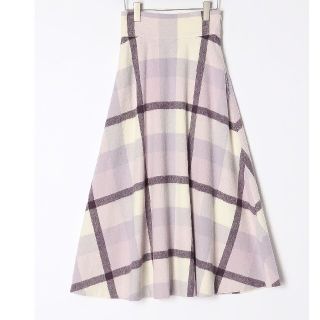 バーバリーブルーレーベル(BURBERRY BLUE LABEL)のブルーレーベルクレストブリッジ　チェックエターミスカート(ロングスカート)