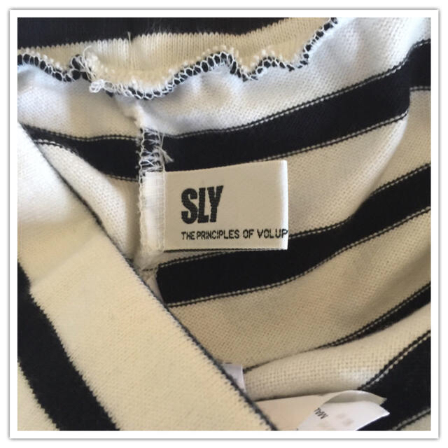 SLY(スライ)の【SLY】ボーダー タイトスカート レディースのスカート(ロングスカート)の商品写真