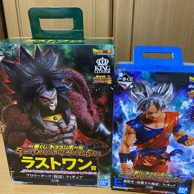 ドラゴンボール　一番くじ　ブロリーダーク　身勝手悟空　2体セットのサムネイル