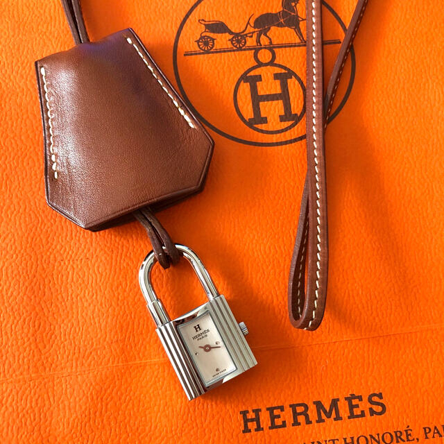 Hermes(エルメス)の極美品☆箱、紙袋付き！エルメス HERMES ケリーウォッチ クロシェット 時計 レディースのファッション小物(腕時計)の商品写真