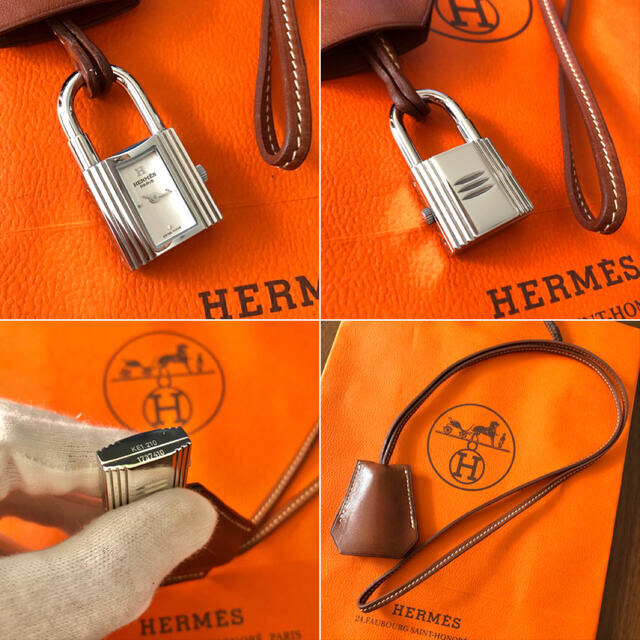 Hermes(エルメス)の極美品☆箱、紙袋付き！エルメス HERMES ケリーウォッチ クロシェット 時計 レディースのファッション小物(腕時計)の商品写真