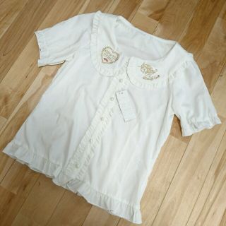 ユメテンボウ(夢展望)の♡mero様専用♡丸襟フリルブラウス(シャツ/ブラウス(半袖/袖なし))