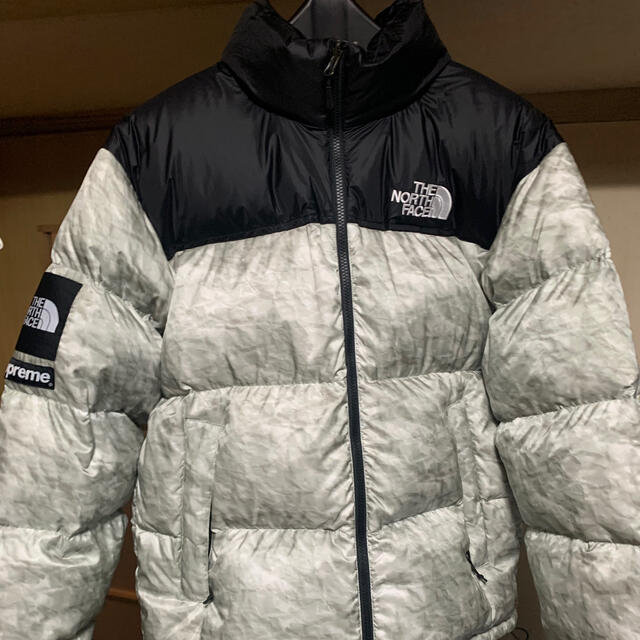 supreme north nuptse jaket ペーパー 紙 ヌプシ - ダウンジャケット
