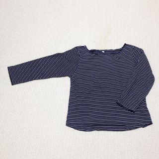 ムジルシリョウヒン(MUJI (無印良品))のボーダーカットソー(Tシャツ(長袖/七分))