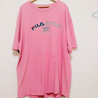 フィラ(FILA)のFILA 古着 ピンク Tシャツ(Tシャツ/カットソー(半袖/袖なし))