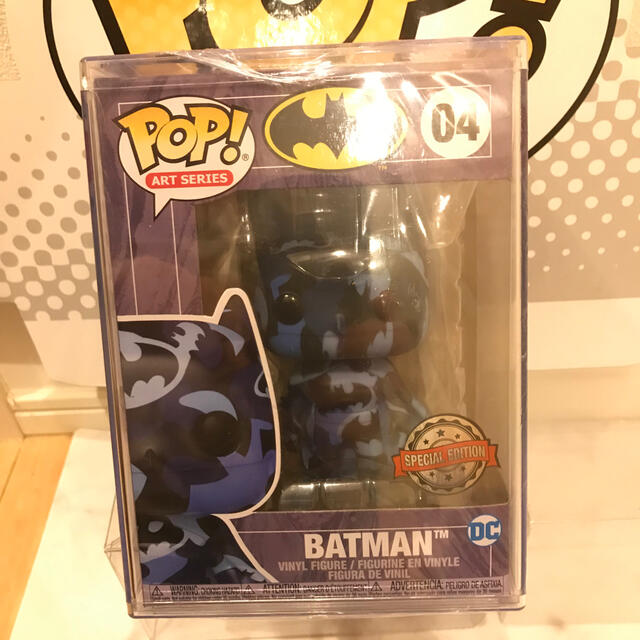 DC(ディーシー)のセール　FUNKO POP!  バットマン　ブルーブラック　アートシリーズ限定版 エンタメ/ホビーのフィギュア(アニメ/ゲーム)の商品写真