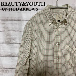 ビューティアンドユースユナイテッドアローズ(BEAUTY&YOUTH UNITED ARROWS)のBEAUTY&YOUTH ビューティ&ユース　メンズ　チェックシャツ　L(シャツ)