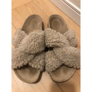 ザラホーム(ZARA HOME)のりあゆ8611様専用☆ZARA HOME☆ボアサンダル(サンダル)