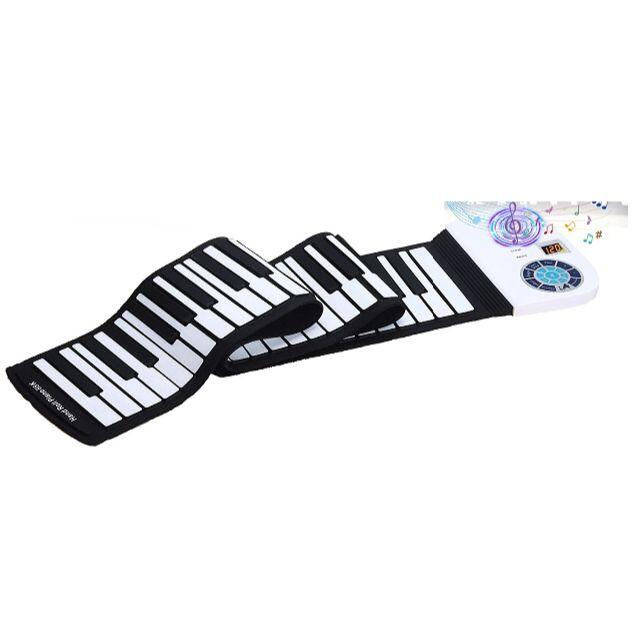 ロールピアノ 88鍵盤 ロールアップ 電子ピアノ ブルートゥース 楽器の鍵盤楽器(電子ピアノ)の商品写真