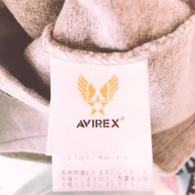 AVIREX(アヴィレックス)のAVIREX グレー ロンᎢ メンズのトップス(Tシャツ/カットソー(七分/長袖))の商品写真