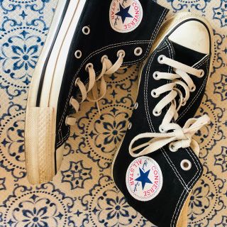 コンバース(CONVERSE)のCONVERSEスニーカーレディース黒(スニーカー)