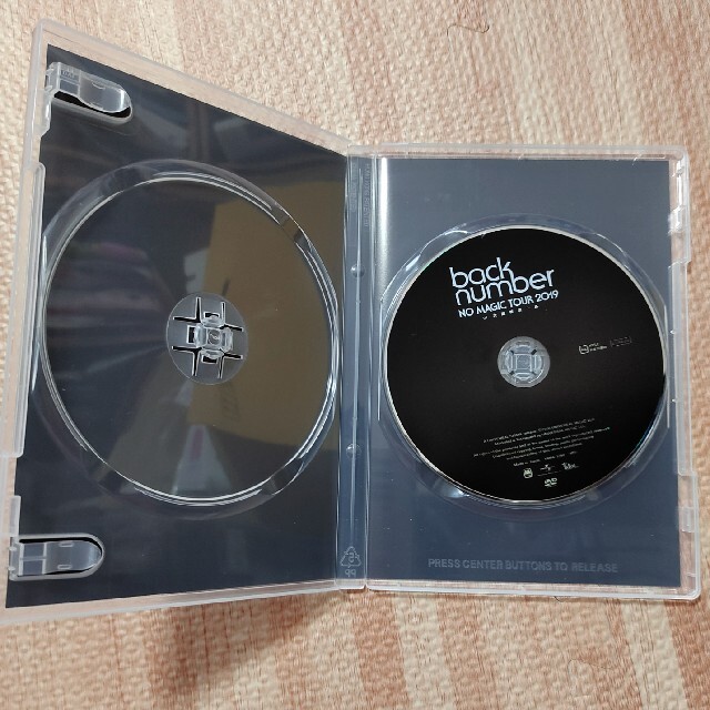 BACK NUMBER(バックナンバー)のNO　MAGIC　TOUR　2019　at　大阪城ホール DVD エンタメ/ホビーのDVD/ブルーレイ(ミュージック)の商品写真