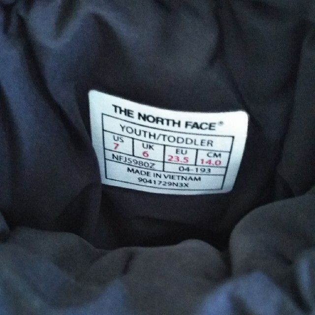 【THE NORTH FACE/ノースフェイス】ブーツ 14cm