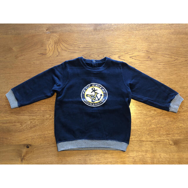 PETIT BATEAU(プチバトー)のプチバトー　ベビー　トレーナー　セーター　カットソー　24m 86cm  キッズ/ベビー/マタニティのベビー服(~85cm)(トレーナー)の商品写真