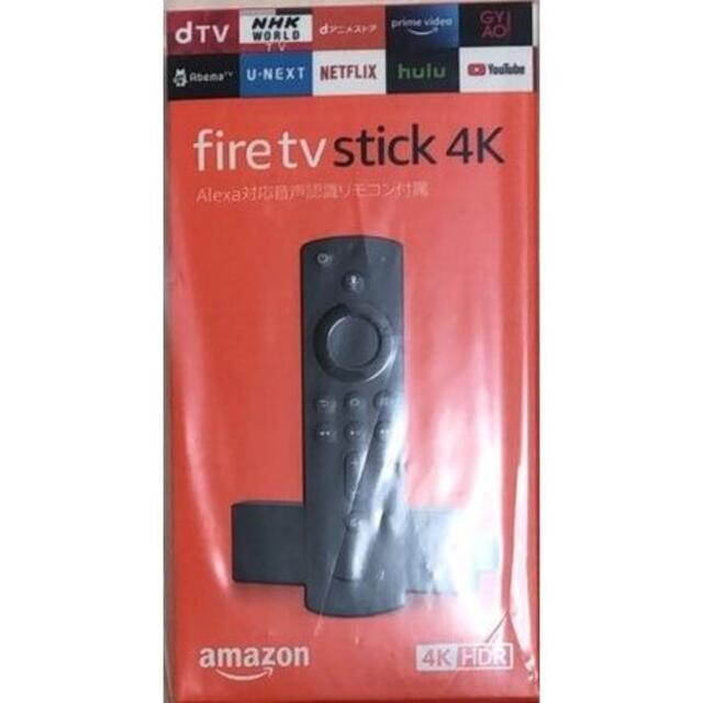 新品未開封　fire tv stick 4k 　Alexa対応音声認識リモコン付 スマホ/家電/カメラのテレビ/映像機器(テレビ)の商品写真