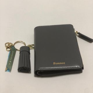 【箱なし】フェネック Wallet 財布【フリンジタッセル付き】グレー(財布)