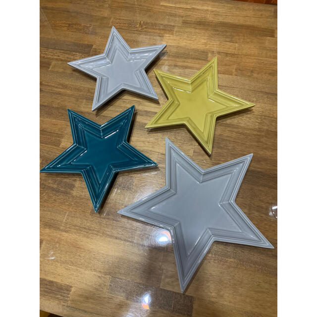 TWINKLE STAR ツインクルスター プレート 4枚 星