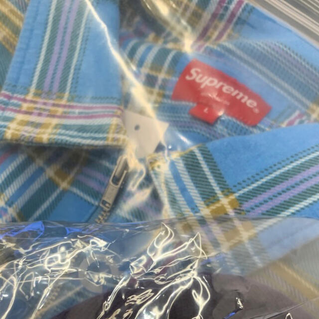 Supreme(シュプリーム)のsupreme Plaid Zip Up L/S Polo ジップアップ ポロ メンズのトップス(ポロシャツ)の商品写真