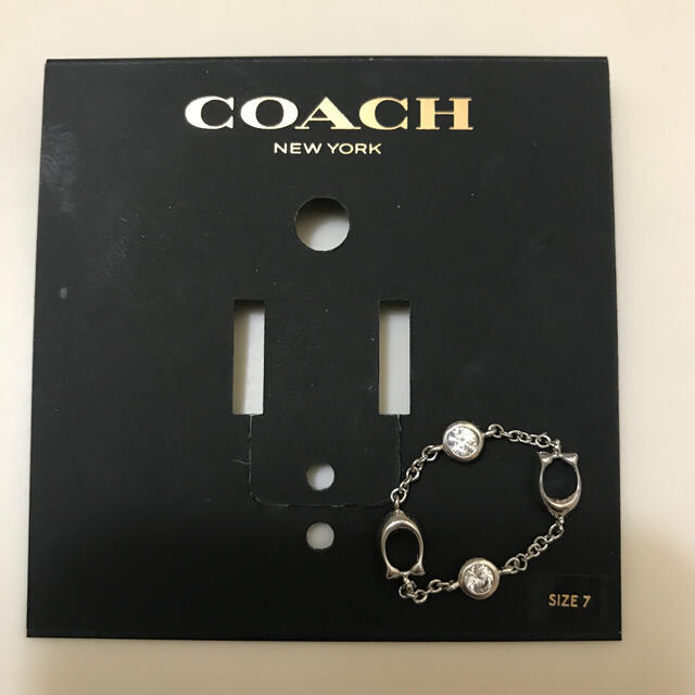COACH(コーチ)のCOACH チェーンリング レディースのアクセサリー(リング(指輪))の商品写真