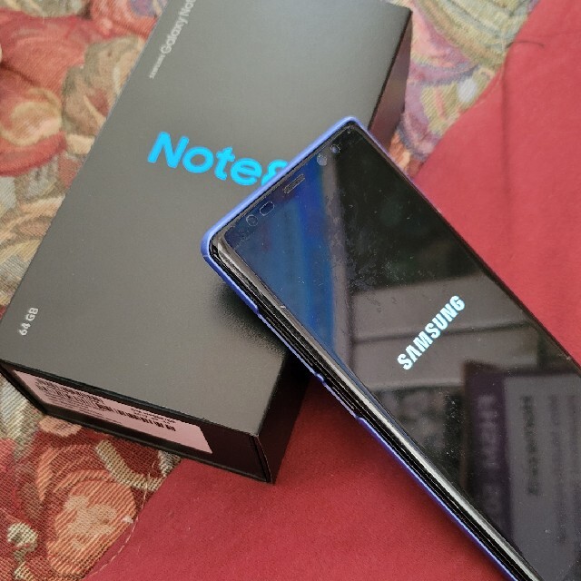 Samsung galaxy note8 Midnight black 64GB スマホ/家電/カメラのスマートフォン/携帯電話(スマートフォン本体)の商品写真