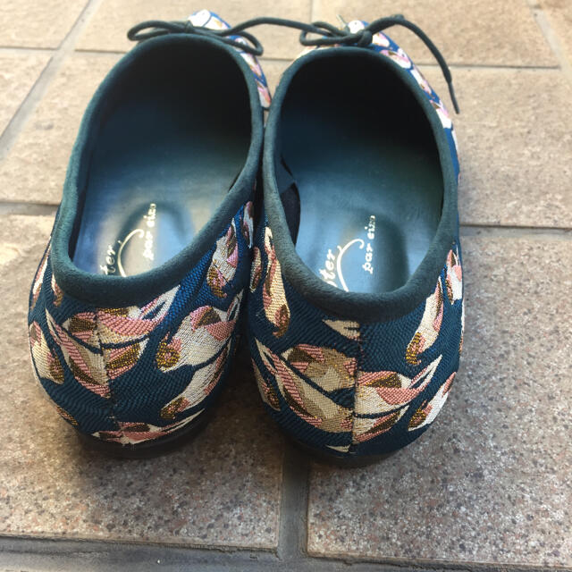 卑弥呼(ヒミコ)のeizo 刺繍パンプス 美品 24cm レディースの靴/シューズ(ハイヒール/パンプス)の商品写真