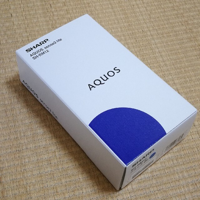 4000mAh画面サイズ★新品未開封★　ブラック　AQUOS sense3 liteSH-RM12