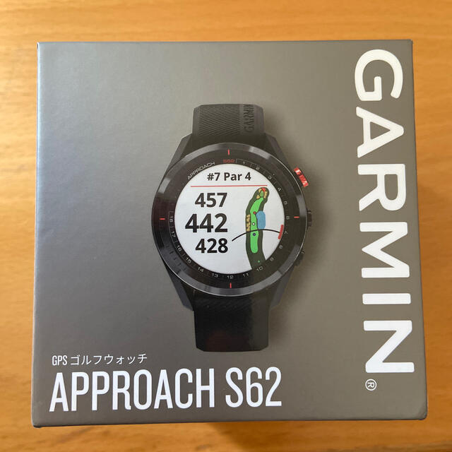 GARMIN(ガーミン)のGARMIN S62 ブラック GPSゴルフウォッチ　おまけ付き チケットのスポーツ(ゴルフ)の商品写真