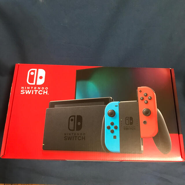 新品未開封  NINTENDO  SWITCH  ブルー／レッド  納品書付き