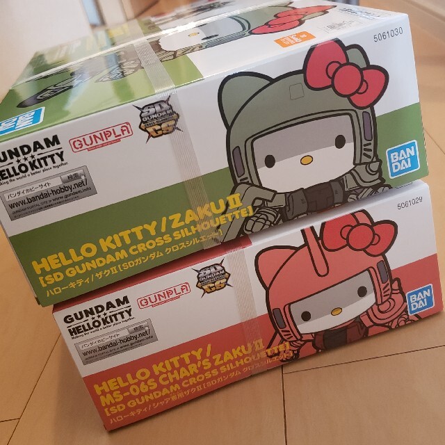 ZAKU ＆ HelloKitty 2点セット ガンプラ キティ 希少品！ 1