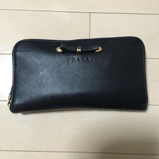 プラダ(PRADA)の【値下げします】プラダ リボン 長財布(財布)