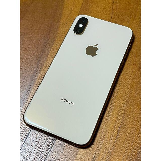 Apple(アップル)のiPhoneXS GOLD 256GB SIMフリー(ジャンク) スマホ/家電/カメラのスマートフォン/携帯電話(スマートフォン本体)の商品写真