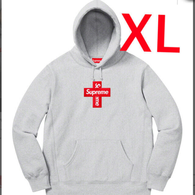 SUPREME CROSS BOX LOGO hooded sweatshirt