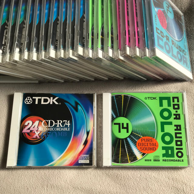 TDK(ティーディーケイ)のCD-R80×6枚　CD-R74×17枚 エンタメ/ホビーのCD(その他)の商品写真