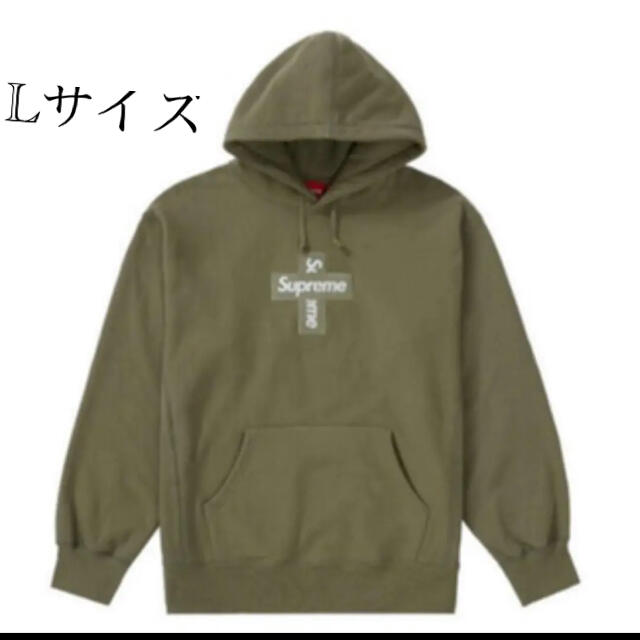 Supreme cross box logo パーカー フーディー