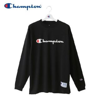 チャンピオン(Champion)の新品 L Champion DRYSAVER ロングTシャツ プロ使用モデル 黒(Tシャツ/カットソー(七分/長袖))