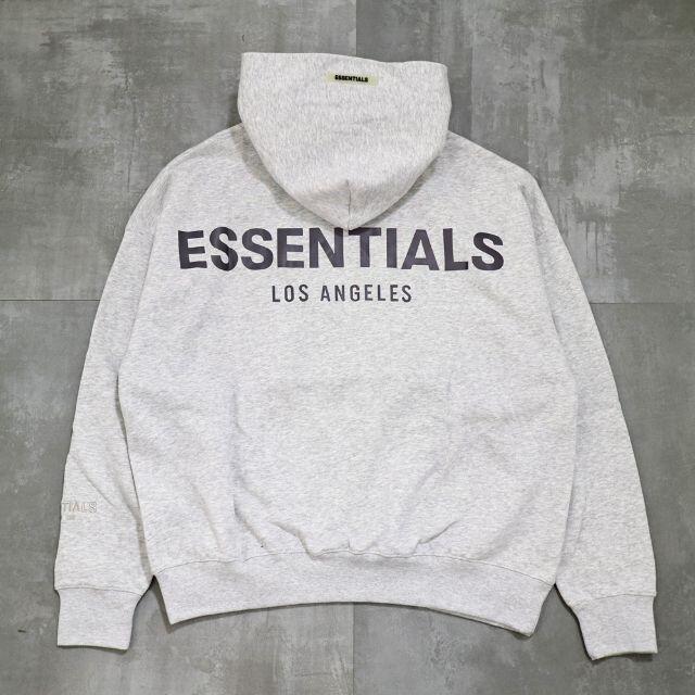 新品☆FOG Essentials ロサンゼルス限定☆リフレクターロゴ フード69687058cmL