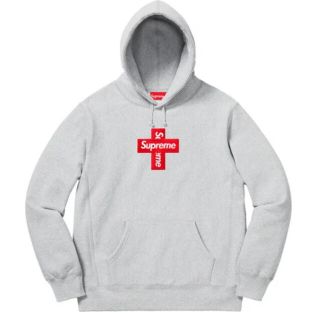 シュプリーム(Supreme)のsupreme Cross Box Logo Hooded Sweatshirt(パーカー)