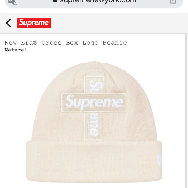 Supreme New Era Cross Box Logo BeanieAprilroofs