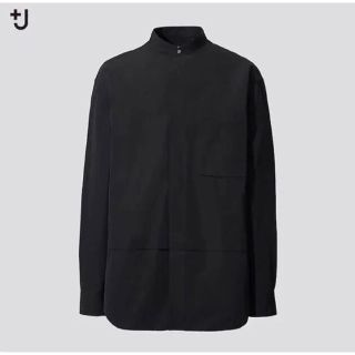 ユニクロ(UNIQLO)のユニクロ ジルサンダー +J スーピマコットンオーバーサイズスタンドカラーシャツ(シャツ)