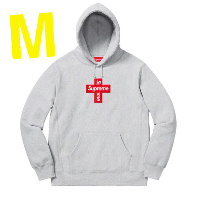 Cross Box Logo Hooded Sweatshirt