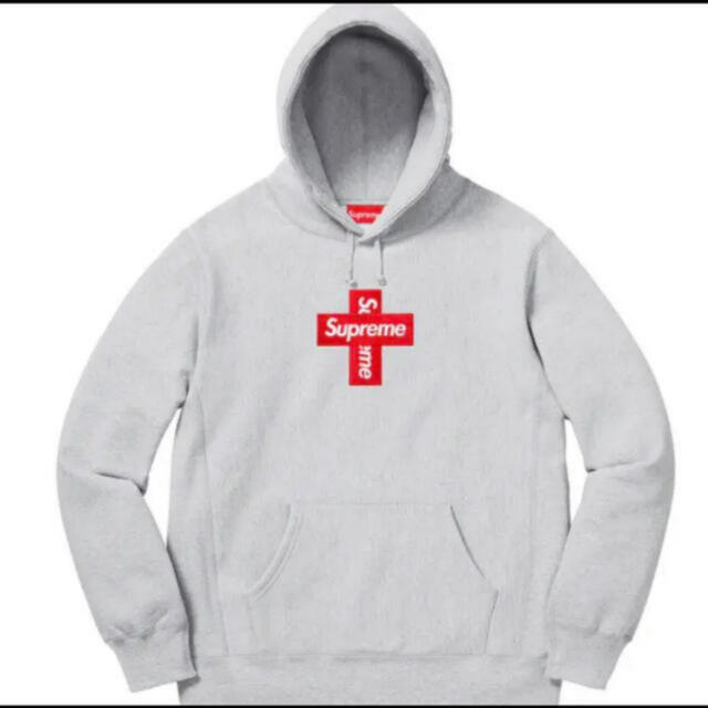 Supreme Cross Box Logo Hooded Sweatshir パーカー